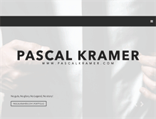 Tablet Screenshot of pascalkramer.com